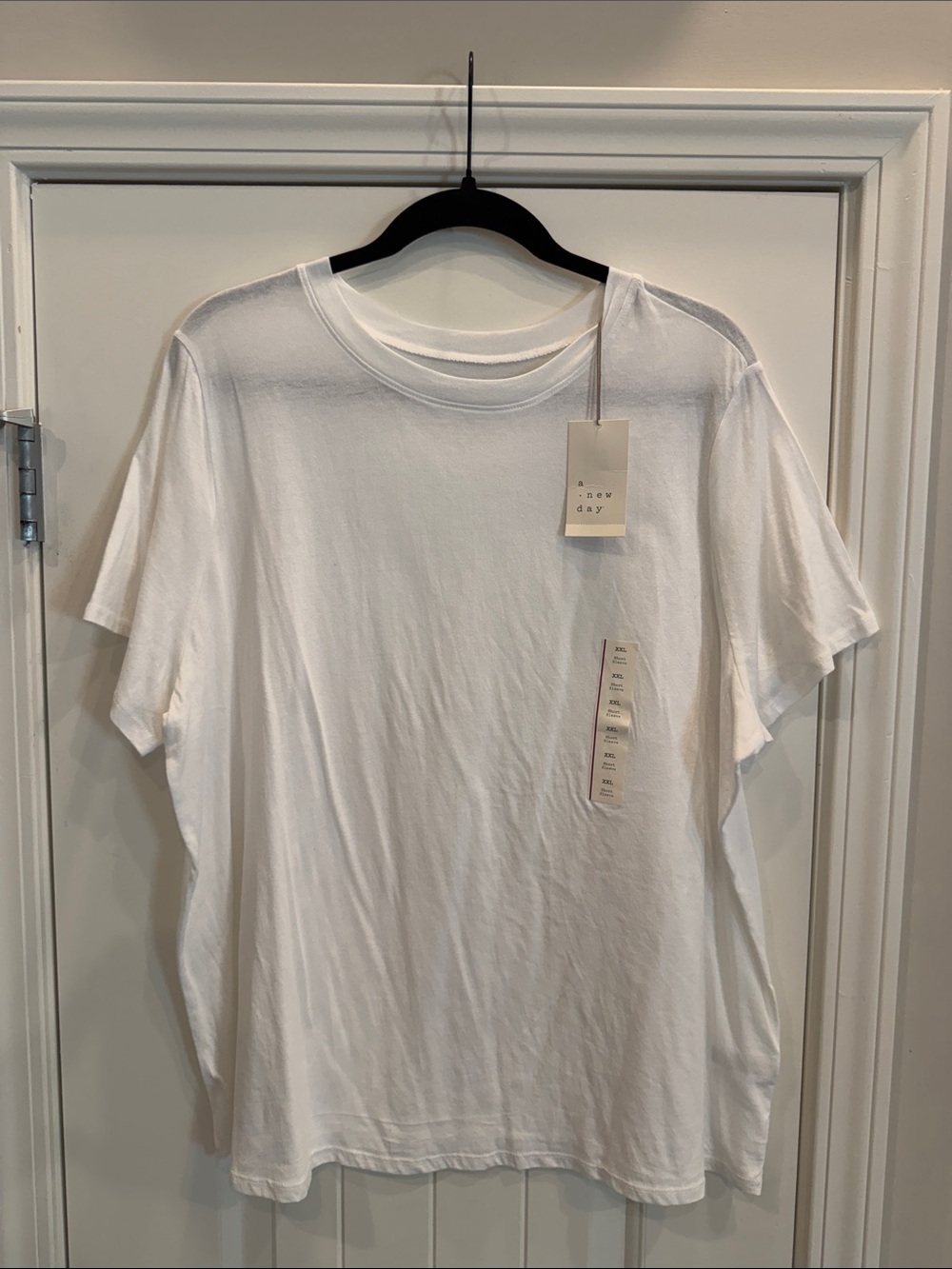 a new day White Short Sleeve Crewneck Tee